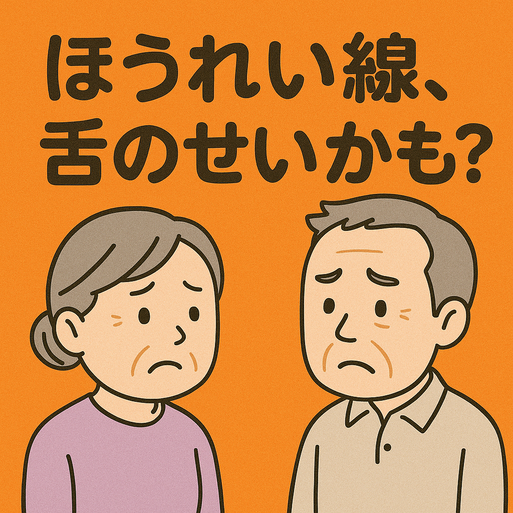 ほうれい線 歯医者 訪問診療
